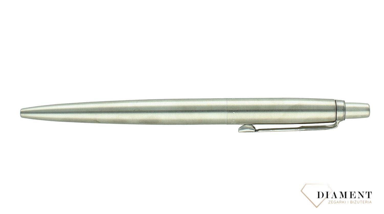 Zestaw Prezentowy Parker Długopis Srebrny  i czarne skórzane etui do długopisu S0821390. Zestaw prezentowy Parker. Paker na prezent z etui. Długopis Parker z etui na prezent. Srebrny długopis Parker dla nauczyciela (3).jpg